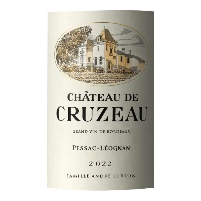 Château de Cruzeau 2023 Pessac-Léognan - Vin rouge de Bordeaux