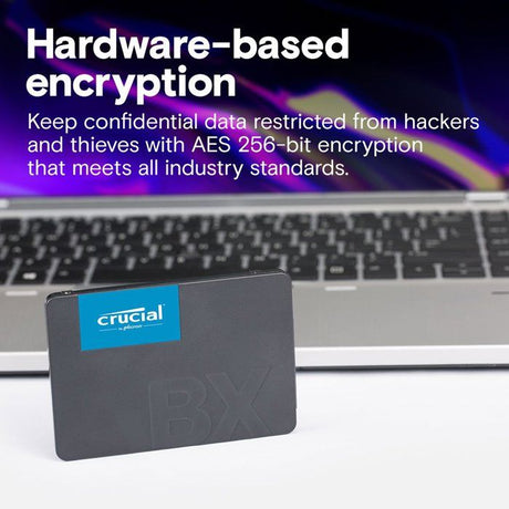 CRUCIAL - Disque SSD Interne - BX500 - 4To - 2,5 pouces (CT4000BX500SSD1)