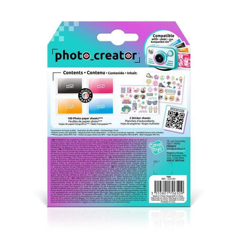 Recharge pour Appareil Instantané avec Papier Photo - Creator - CLK 051 Canal Toys