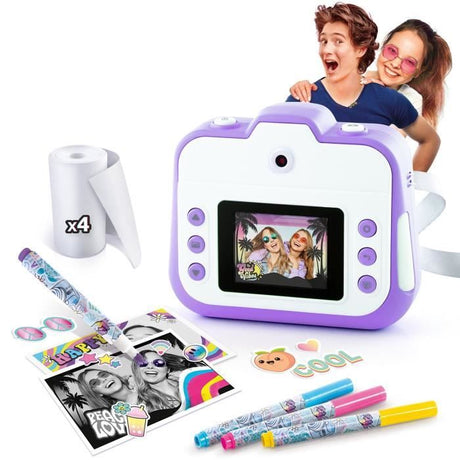 Appareil Photo Instantané - Violet- Creator - CLK 056 Canal Toys