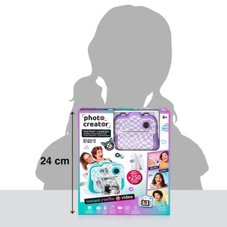 Appareil Photo Instantané - Violet- Creator - CLK 056 Canal Toys