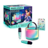Mini Station Karaoké - Enceinte lumineuse avec 2 microphones sans fil Music Creator  - INF 044 Canal Toys