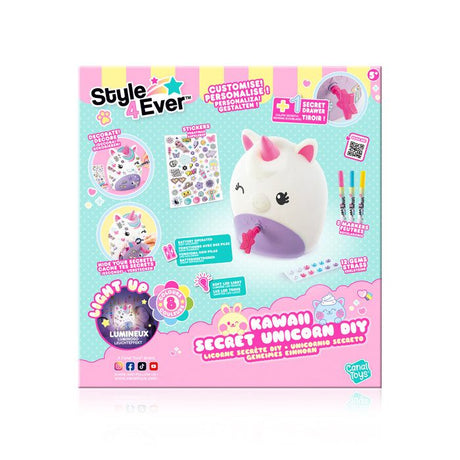 Lampe Licorne a Décorer Cosmique Edition Collector Canal Toys