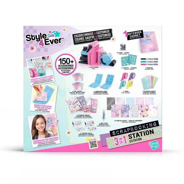 Studio de Scrapbooking 3 en 1 Style 4 Ever - Personnalise Carnets et Déco Canal Toys Canal Toys