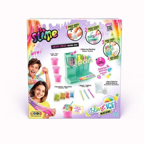 Canal Toys - SO SLIME DIY - Slime Ice Machine- Avec 1 machine, 3 colorants parfumés, des accessoires et décorations - SSC 310