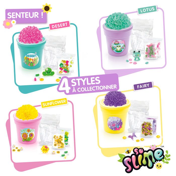 Slime Flower 1 Pot -So Slime- Canal Toys Des 6 ans - SSC 417