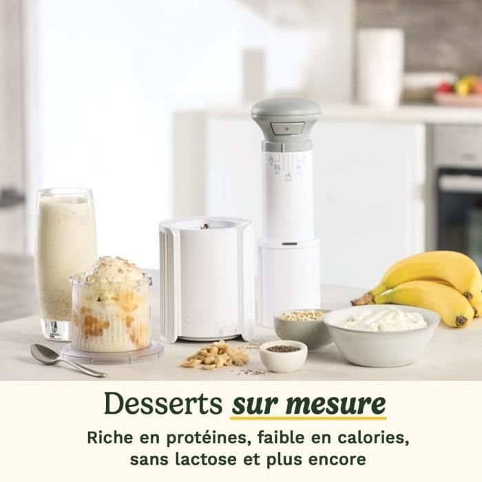 Machine a glace CUISINART - ICEFD10E - Capacité 3 x 240ml - 250W
