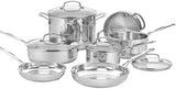 Batterie de cuisine - Tous feux dont induction - CUISINART - 77-11G - Acier inoxydable - 11 pieces