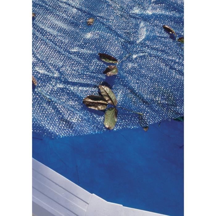 GRE - Bâche été a bulles pour piscines hors-sol rondes Ř4,50m a Ř4,60m -  Épaisseur 0,18mm
