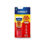 Colle de fixation et d'étanchéité - CYANOLIT - Blanc - Blister 50ml - Pratique pour petites réparations - Polyvalente et résistante