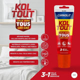 Colle de fixation et d'étanchéité - CYANOLIT - Blanc - Tube 125 ml - Polyvalente - Haute résistance et flexible