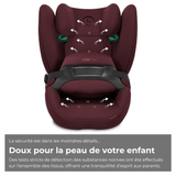 Siege auto Pallas B i-size Cbx by Cybex - 76 a 150 cm - 9 a 50 kg - 15 mois a 12 ans - Rumba Red - Dark Red
