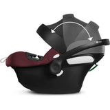 Siege-auto - CBX BY CYBEX - ATON B2 - Groupe 0+ - I-Size - Réducteur - Rouge