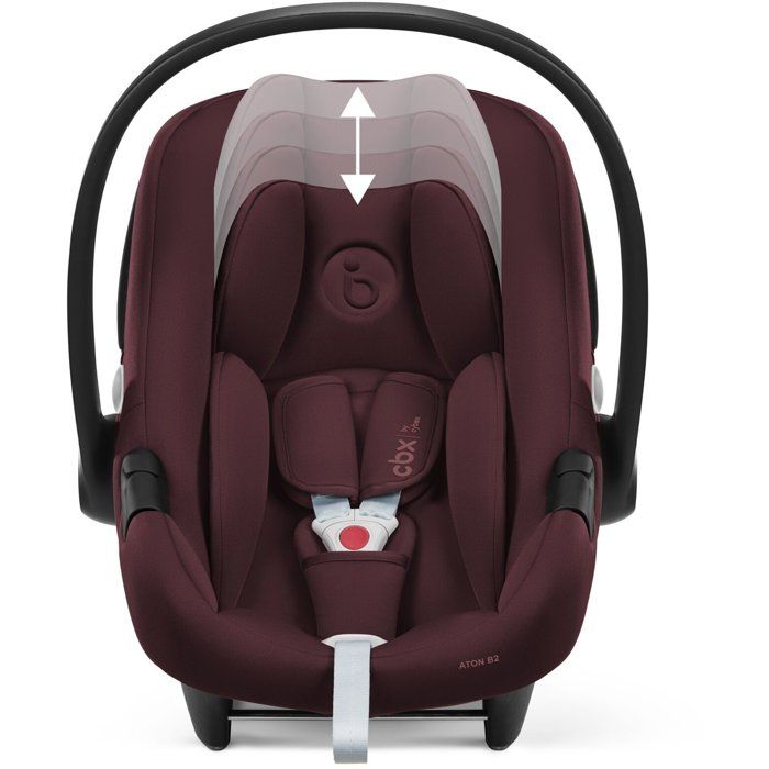 Siege-auto - CBX BY CYBEX - ATON B2 - Groupe 0+ - I-Size - Réducteur - Rouge