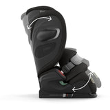 Siege auto Pallas G2 Cybex Gold 76 a 150 cm - 9 a 50 kg - 15 mois a 12 ans - Magic Black