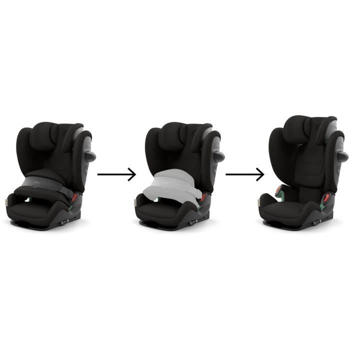 Siege auto Pallas G2 Cybex Gold 76 a 150 cm - 9 a 50 kg - 15 mois a 12 ans - Magic Black