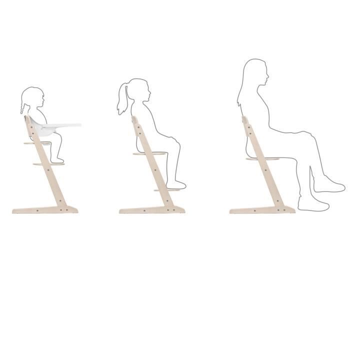 Chaise haute évolutive - CYBEX - IRIS - Bois - Coloris All Natural