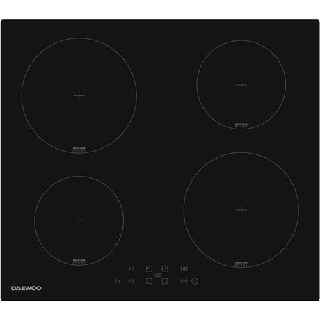 Plaque de cuisson a induction - DAEWOO - 4 foyers - 60 cm - BH6ITF37BNM - Noir