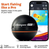 Sondeur lançable - DEEPER - PRO+ 2 - Wi-Fi - GPS intégré - profondeur 100 m - 3 faisceaux