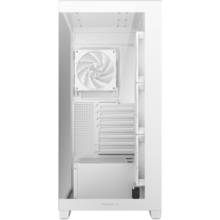 Boitier sans alimentation - DEEPCOOL CG580 4F - Moyen tour - Format E-ATX - Blanc