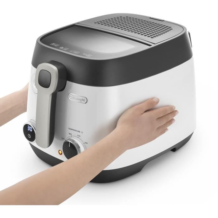 Friteuse - DELONGHI - FS6067 - 2,4 L - 1700 W - 41,5 x 29 x 26 cm - Gris / Noir