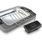 Barbecue électrique DELONGHI BQ60.X - Double grille - 1 900 W - Plateau aluminium amovible