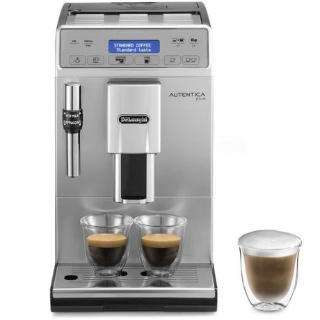 Machine expresso broyeur - De'Longhi - Autentica plus - ETAM29.620.SB - 4 recettes - Argent