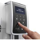 Machine expresso broyeur - De'Longhi  - Dinamica - ECAM350.35.W - 6 recettes - Blanc