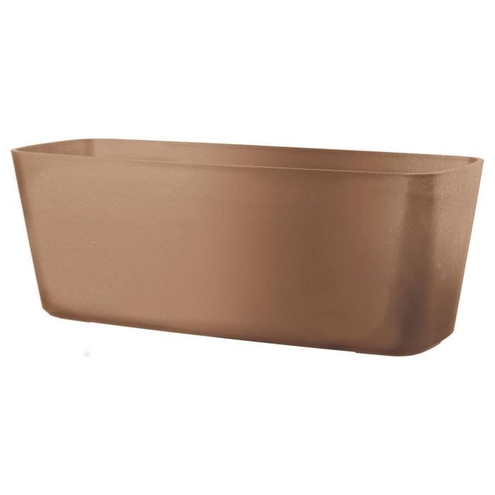 DEROMA Jardiniere Origin - 49,1xh17,8 cm - 11,6 L - Terre cuite