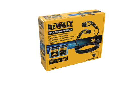 Câble de charge pour véhicule électrique - DEWALT - 22kW - Type 2 - 5 m - Câble TPU - 32A - 380V AC