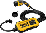 Chargeur portable pour véhicule électrique - DEWALT - 3,7kW - Type 2 + prise - 7 m - 16A - 230V AC