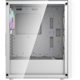 DARKFLASH - DF-DK351CL6-WH - DK351 - Boitier PC sans alimentation - Moyen tour - Format ATX - Blanc