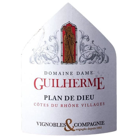 Domaine Dame Guilherme Plan de Dieu 2025 Côtes du Rhône Villages - Vin rouge de la Vallée du Rhône