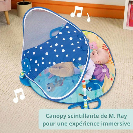 DISNEY BABY -NEMO-Tapis de sol éveil bébé évolutif  cadeau bébé, guirlande lumineuse, miroir