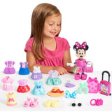 Coffret poupée - DISNEY MINNIE MOUSE - Coffret Fashion - Poupée Minnie 15 cm, 25 pieces de mode et accessoires