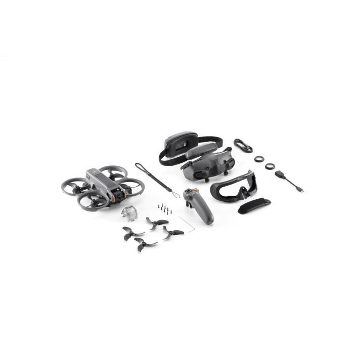 Drone - DJI - Avata 2 - Caméra 4K - Autonomie 25 min - RC Motion 3 et Goggles 3