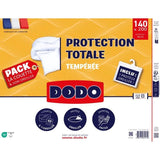 Pack Protection - Couette 200x200 cm + 2 oreillers 60x60 cm + 2 proteges oreiller 60x60 cm - Blanc