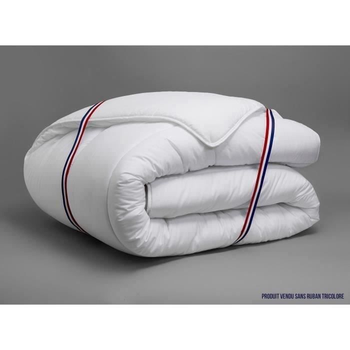 Couette Tempérée 300 gr/m˛ - DODO - VICTORIA - Anti-Acariens - 140 x 200 cm - Blanc