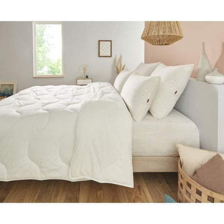 Couette Chaude 450gr/m˛ - DODO - CHAMPS DE LIN - 140 x 200 cm - Blanc