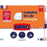 Couette Chaude 450gr/m˛ - DODO - CHAMPS DE LIN - 200 x 200 cm - Blanc