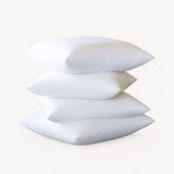 DODO - Lot de 4 oreillers moelleux - 60 x 60 cm - 100% Polyester VOLUPT'AIR - Blanc