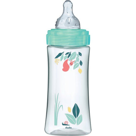 Biberon anti-colique - DODIE - 330 ml - Tétine ronde - +6 mois - 3 vitesses - Débit 3 - Vert