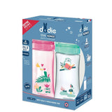 Dodie Biberon Initiation+ Anti-Coliques 3 Vitesses +6m Rose Danseuse Lot de 2 x 330ml