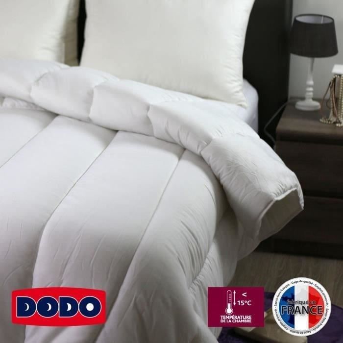 Couette Tres Chaude 450 gr/m˛ - DODO - SUPER ACTIWARM - 220 x 240 cm - Blanc
