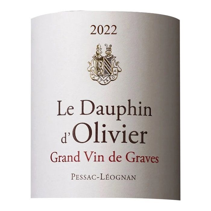 Le Dauphin d'Olivier 2022 Pessac-Léognan Grand Cru - Vin rouge de Bordeaux
