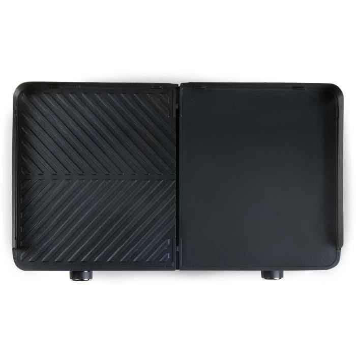 Grill de table barbecue Genius - DOMO - DO9259G - 2 zones de cuisson - Thermostat réglable- 2400 W