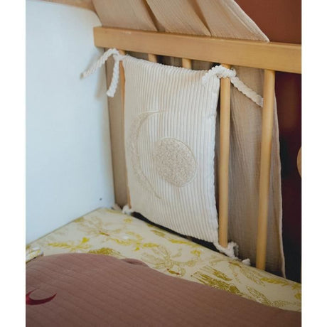 Tour de lit modulable bébé Lune Beige 49x29 cm