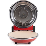 Four a pizza électrique - DOMO - DO9284PZ - 1200 W - Ř 32 cm - Rouge