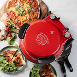 Four a pizza électrique - DOMO - DO9284PZ - 1200 W - Ř 32 cm - Rouge