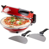 Four a pizza électrique - DOMO - DO9284PZ - 1200 W - Ř 32 cm - Rouge